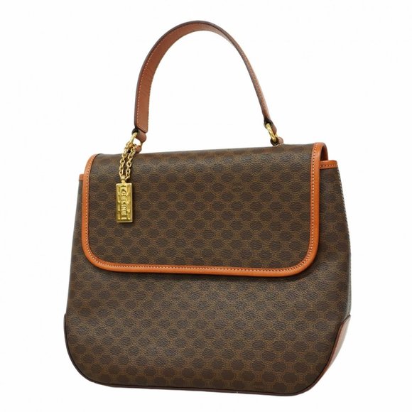 Céline Macadam Brown Canvas handbag - Picture 1 of 10